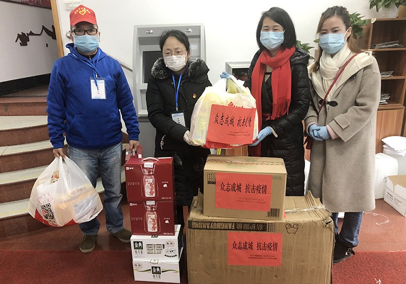 众志成城，抗击疫情——禹顺控股向鼓楼街道捐赠防疫物资